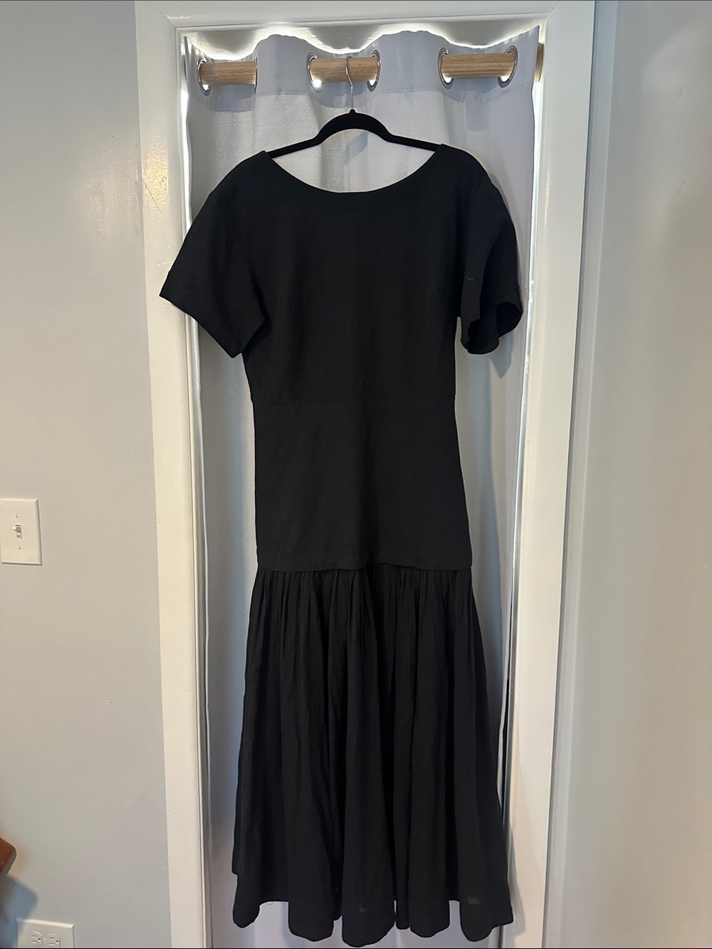 Free People - Marcella Midi Dress - Black - Large